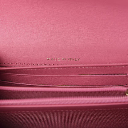 Chanel Lambskin Quilted Medium Boy Flap Wallet Pink 12 of 14