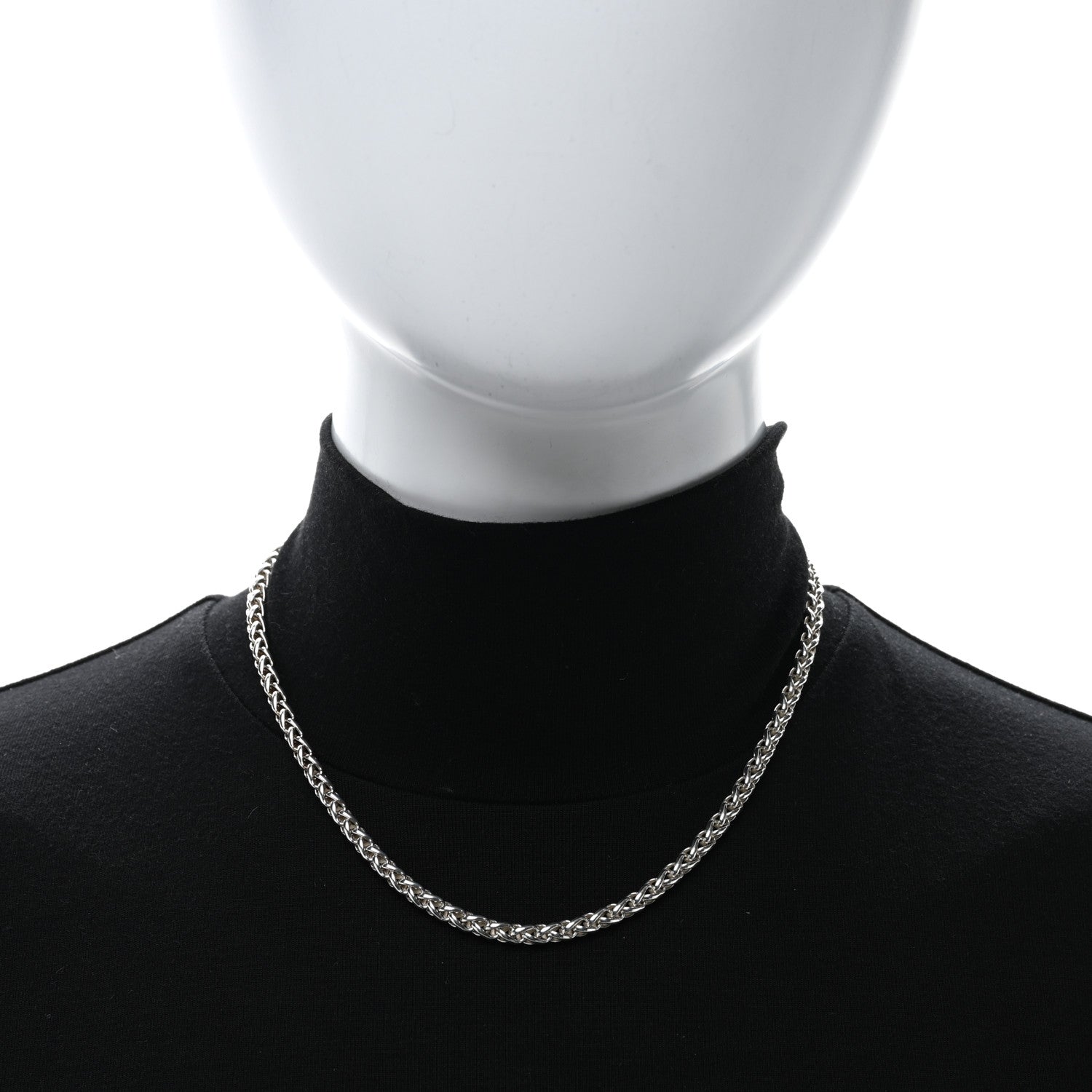 David Yurman Sterling Silver 4mm Wheat Chain Necklace 3 of 4