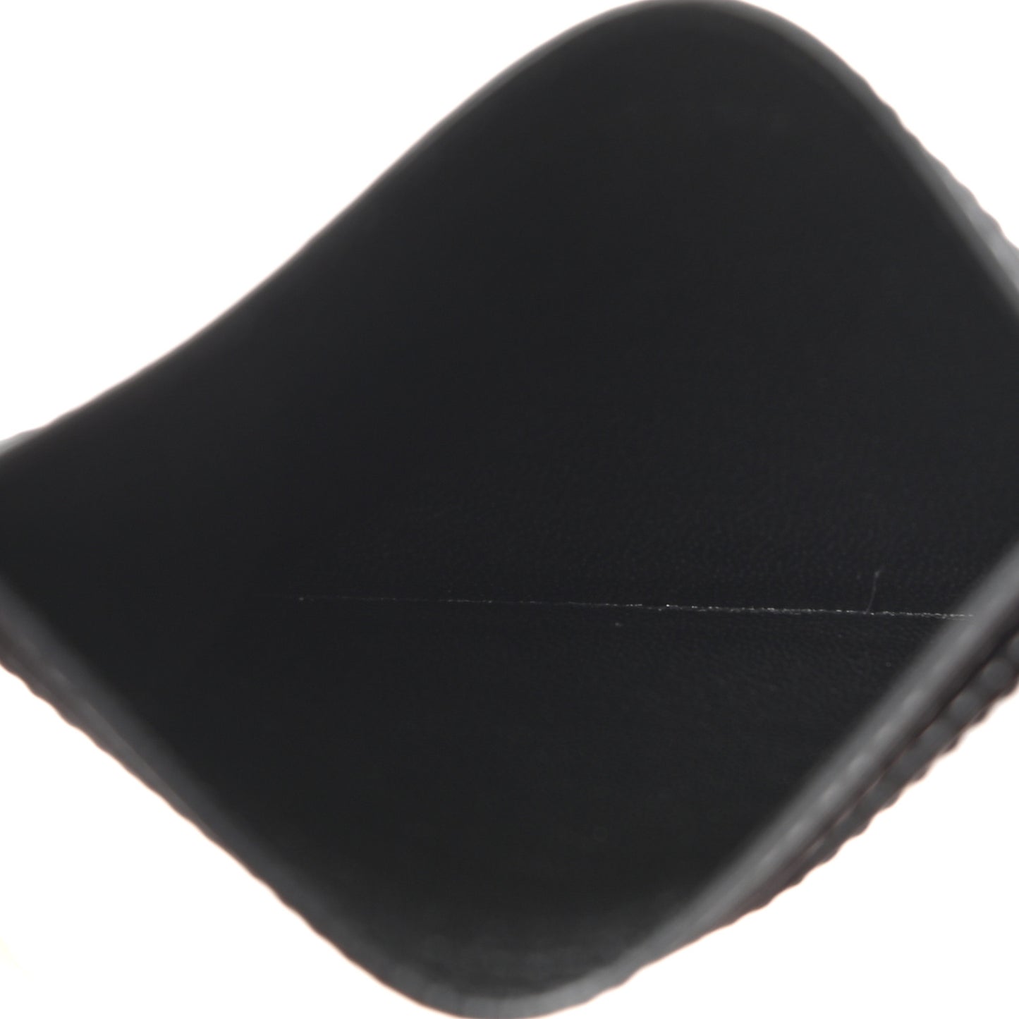 Calfskin Studded Credit Card Case Black