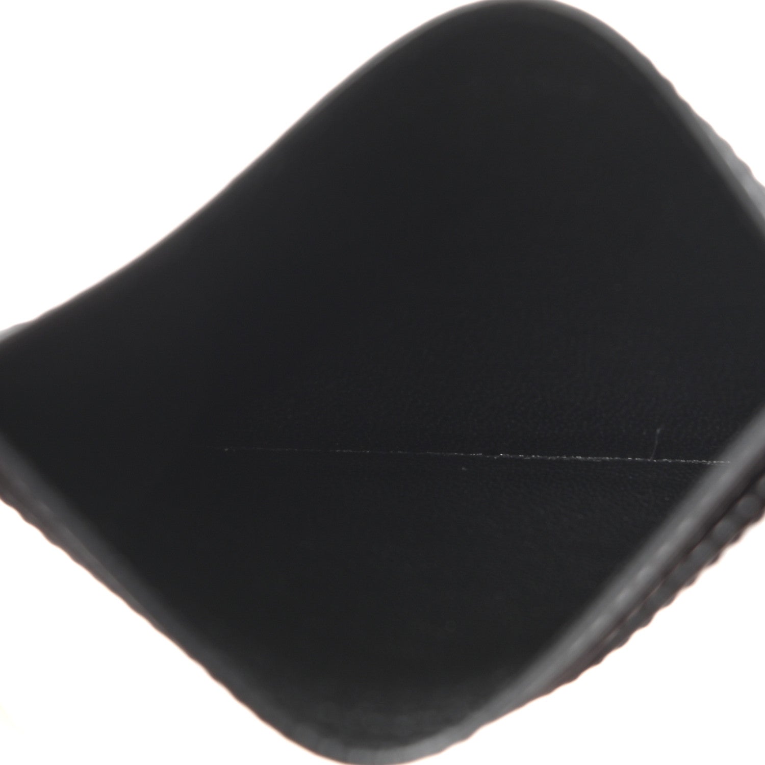 Saint Laurent Calfskin Studded Credit Card Case Black 5 of 7