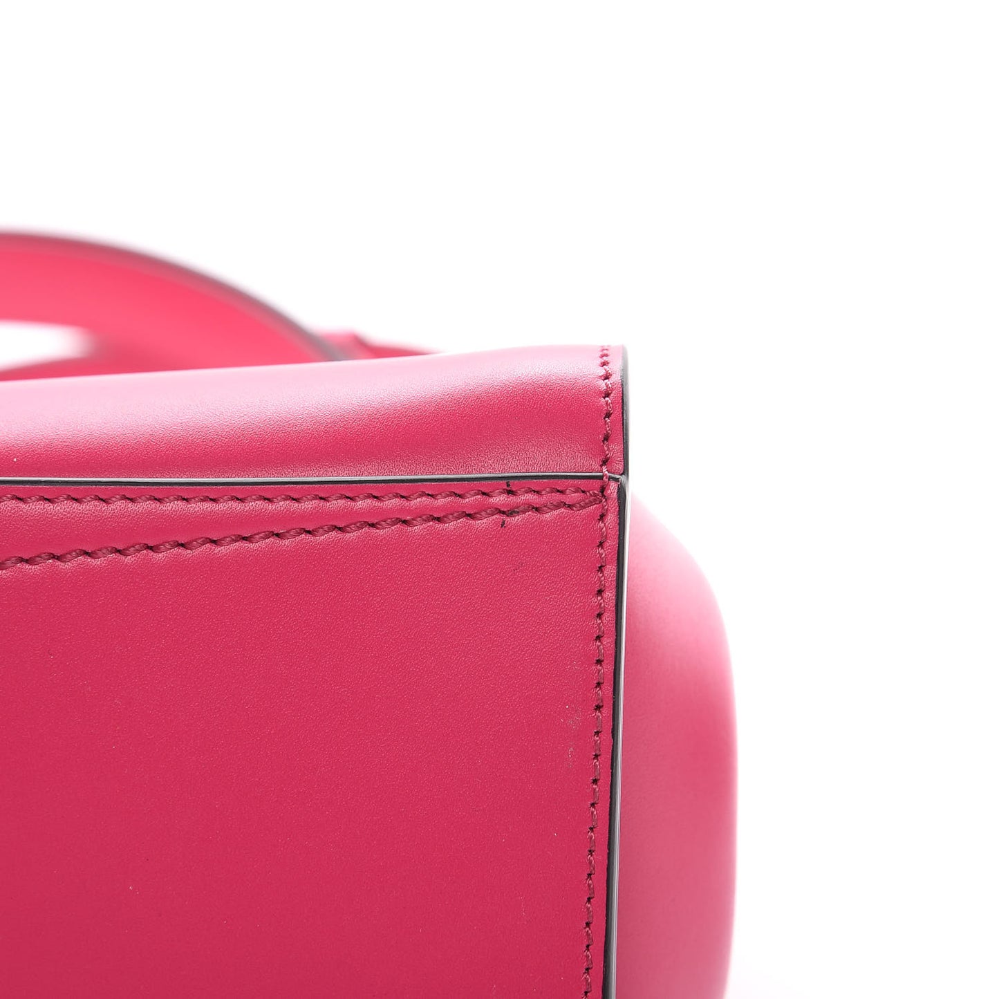 Calfskin Medium Bespoke Shoulder Bag Fuchsia
