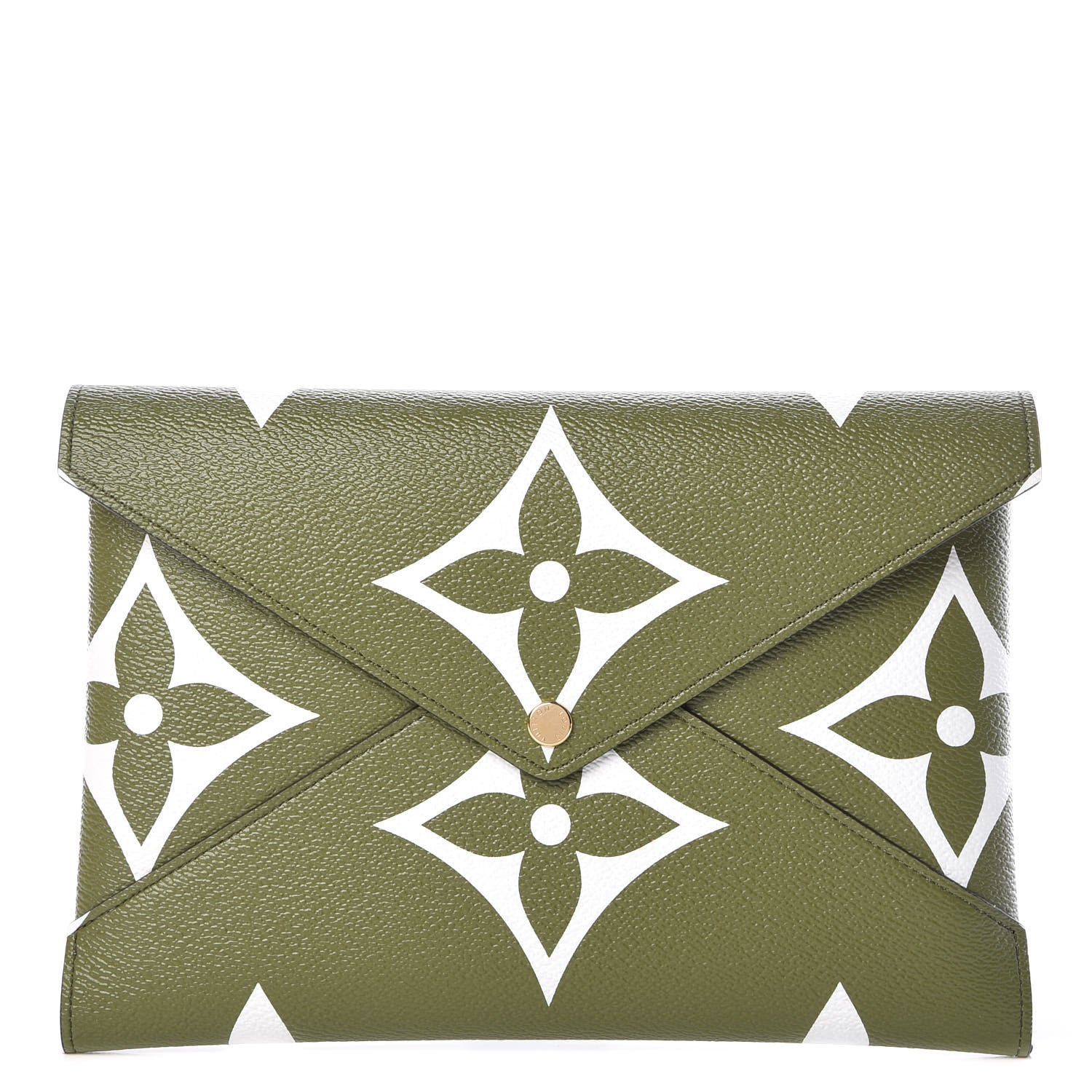 Louis Vuitton Monogram Giant Large Kirigami Pochette Kaki 1 of 7