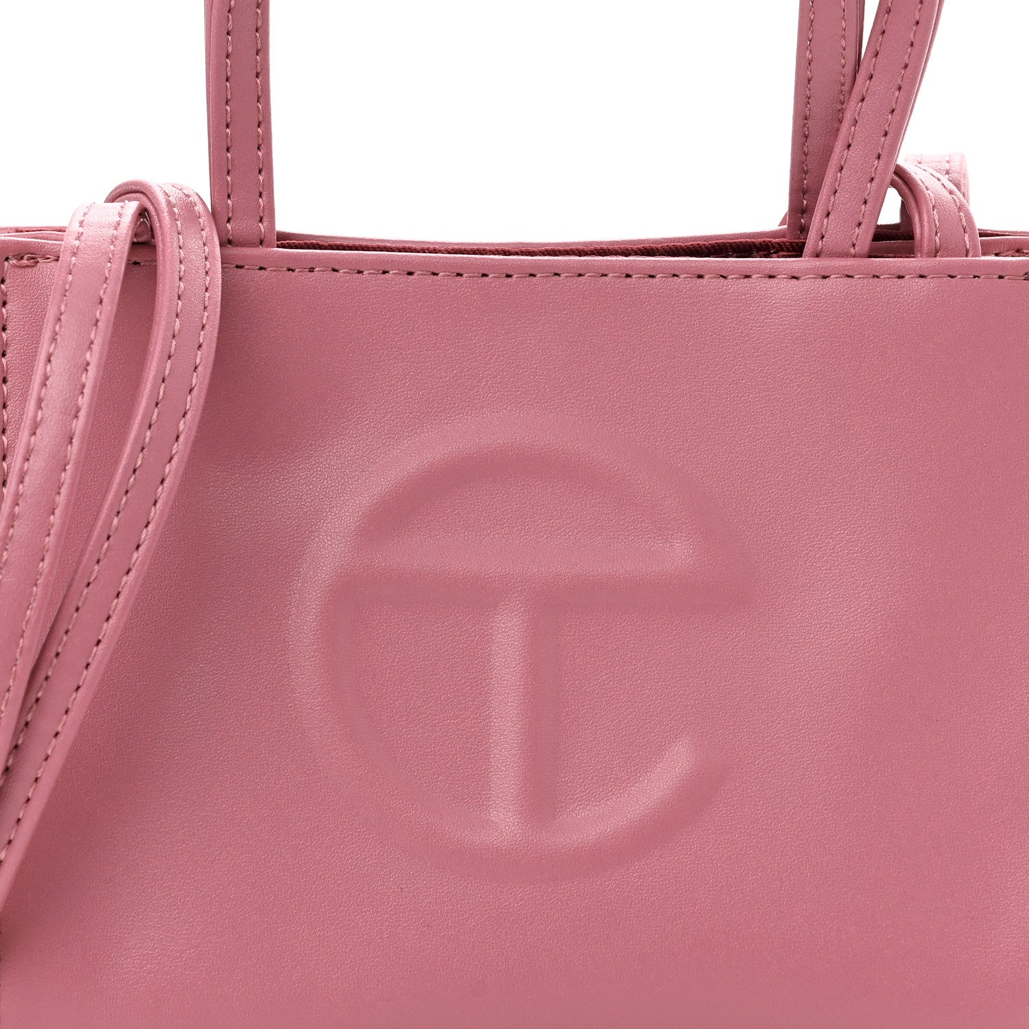 Telfar Vegan Leather Small Shopping Bag Corned Beef 8 of 10
