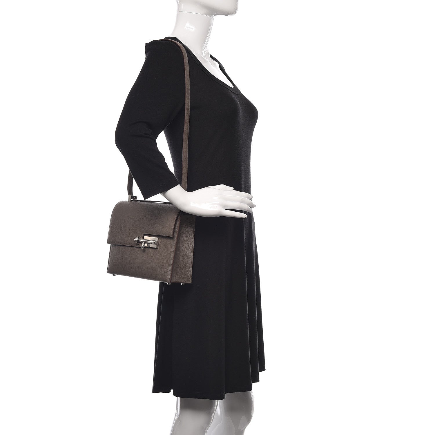 Hermes Epsom Verrou 21 Etain 2 of 13
