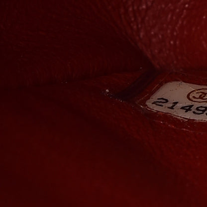 Chanel Caviar Quilted Jumbo Double Flap Dark Red 7 of 11