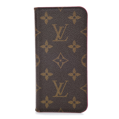 Louis Vuitton Monogram iPhone X/XS Folio Case Rose Pop 1 of 9