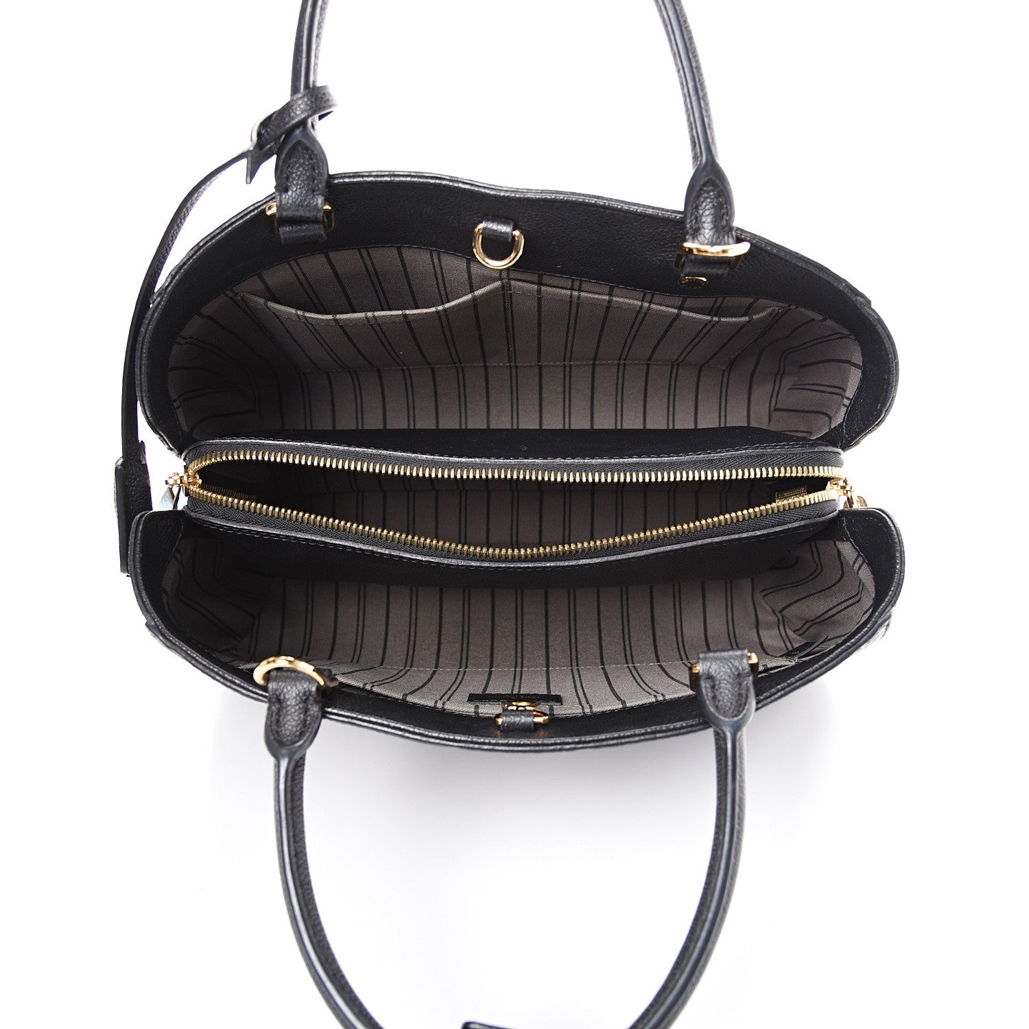 Louis Vuitton Empreinte Montaigne MM Black 4 of 10