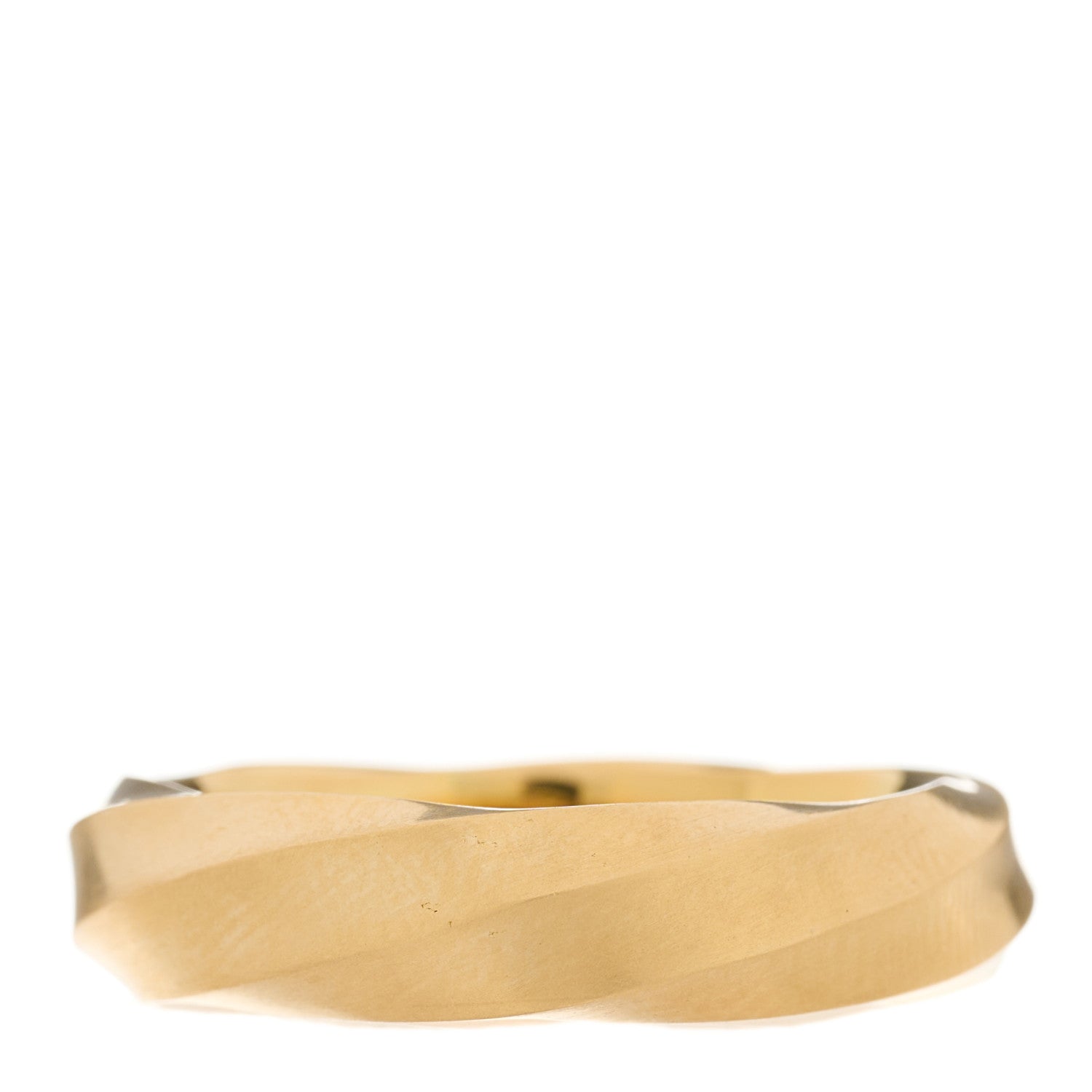 David Yurman 18K Yellow Gold 6mm Cable Edge Band Ring 61 9.5 3 of 5