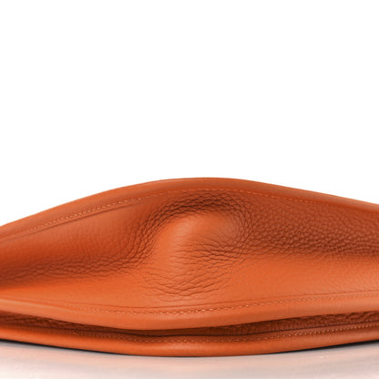 Hermes Taurillon Clemence EVELYNE III PM Orange 9 of 11