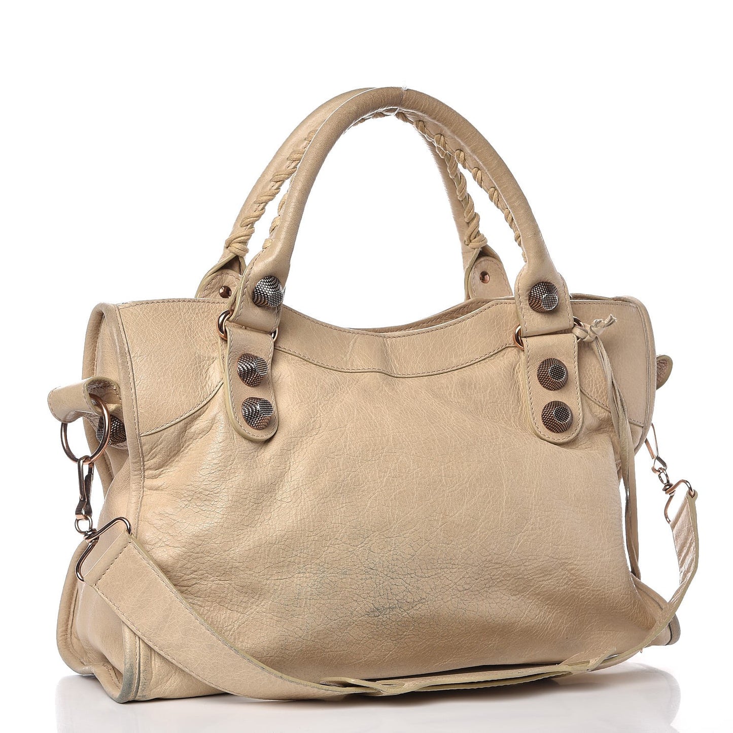 Agneau Giant 21 Rose Gold Hardware City Praline