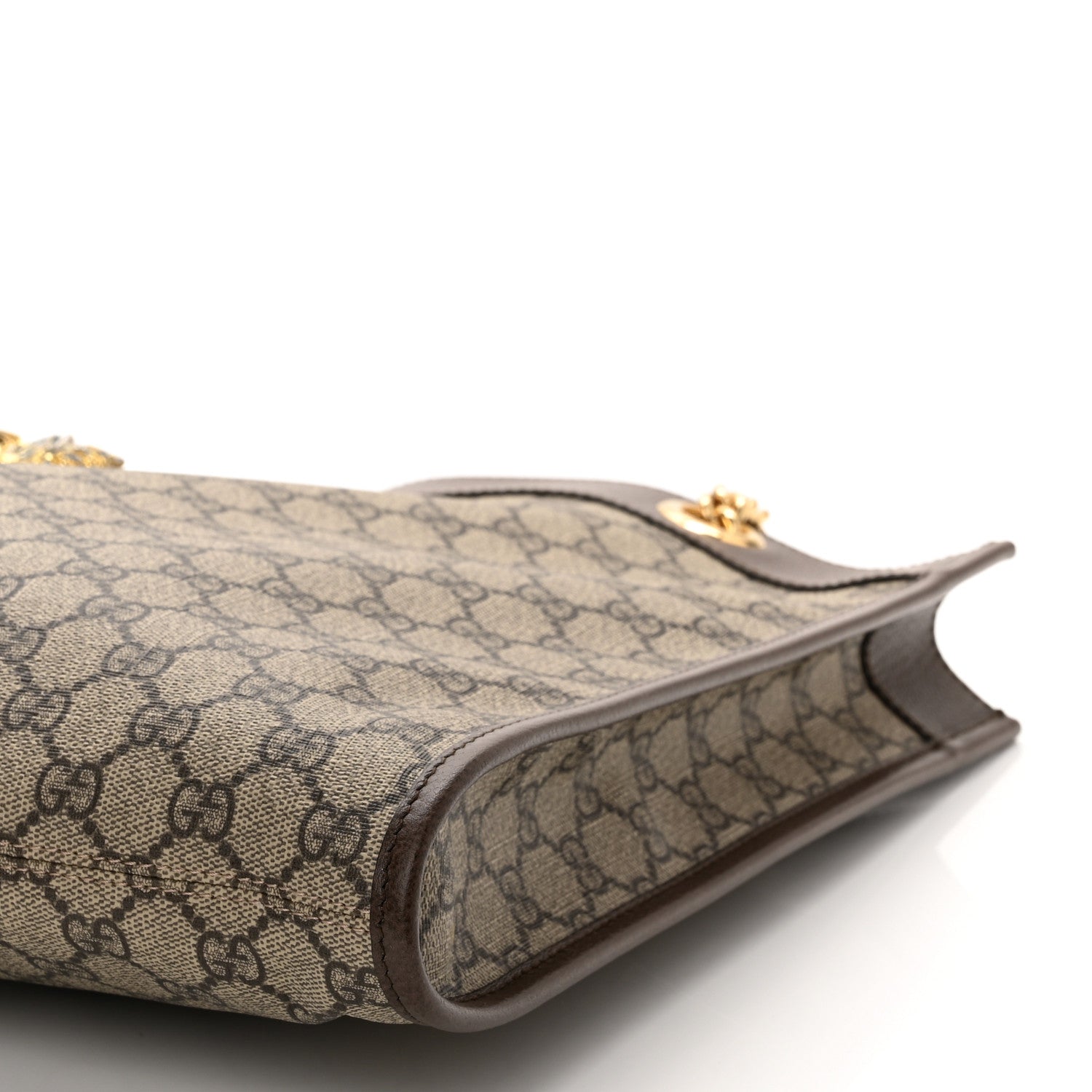 Gucci GG Supreme Monogram Large Rajah Chain Tote Beige New Acero 10 of 10