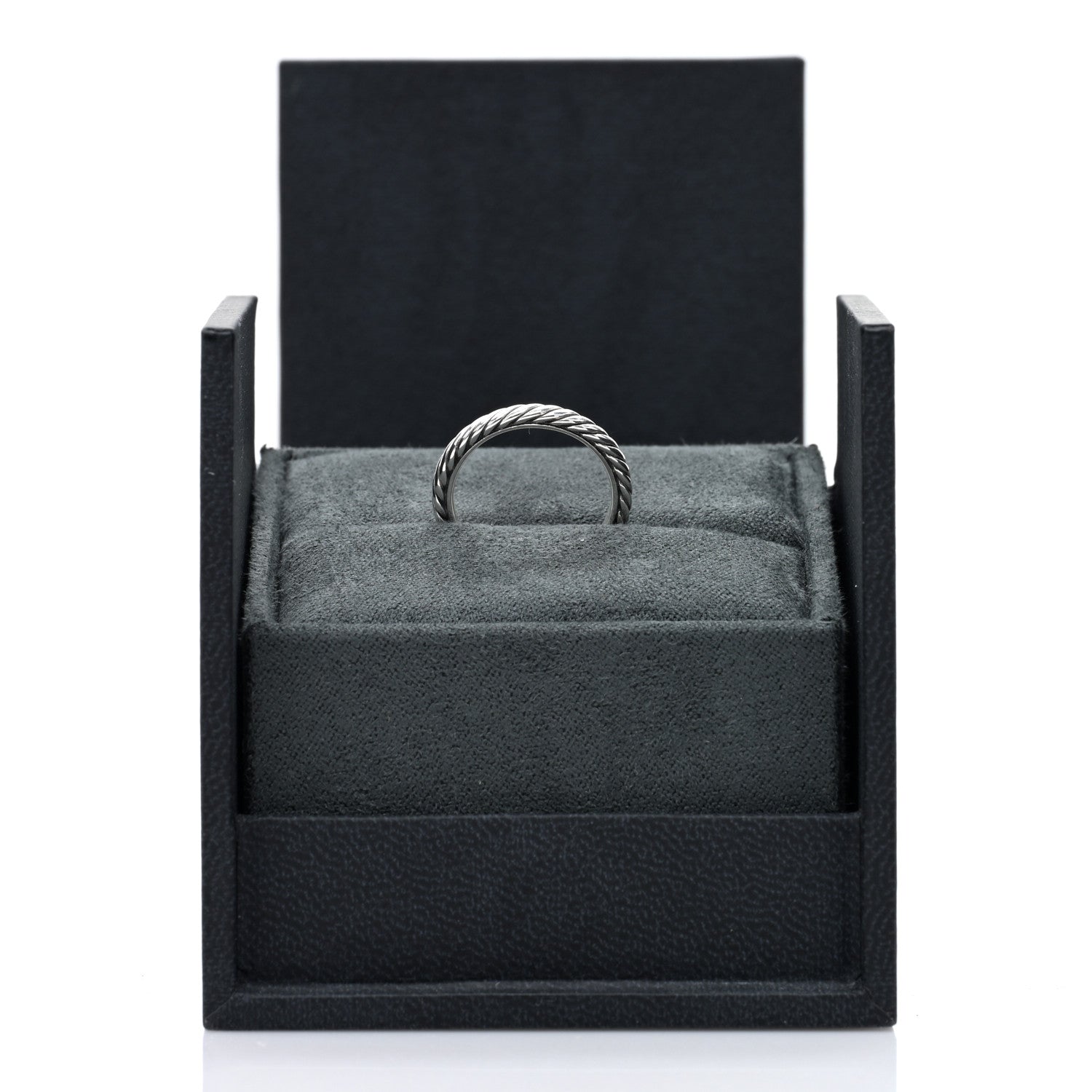 David Yurman Sterling Silver Stackable Cable Ring 50 5.25 5 of 5