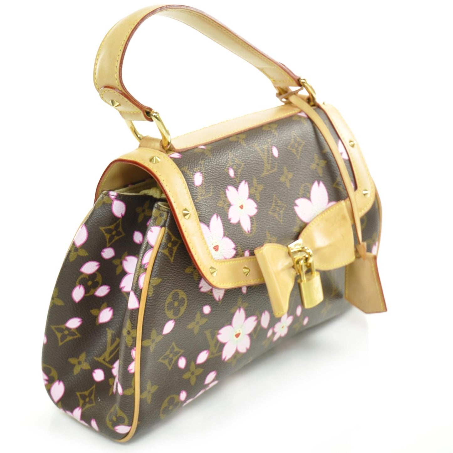 Monogram Cherry Blossom Sac Retro Bag Brown