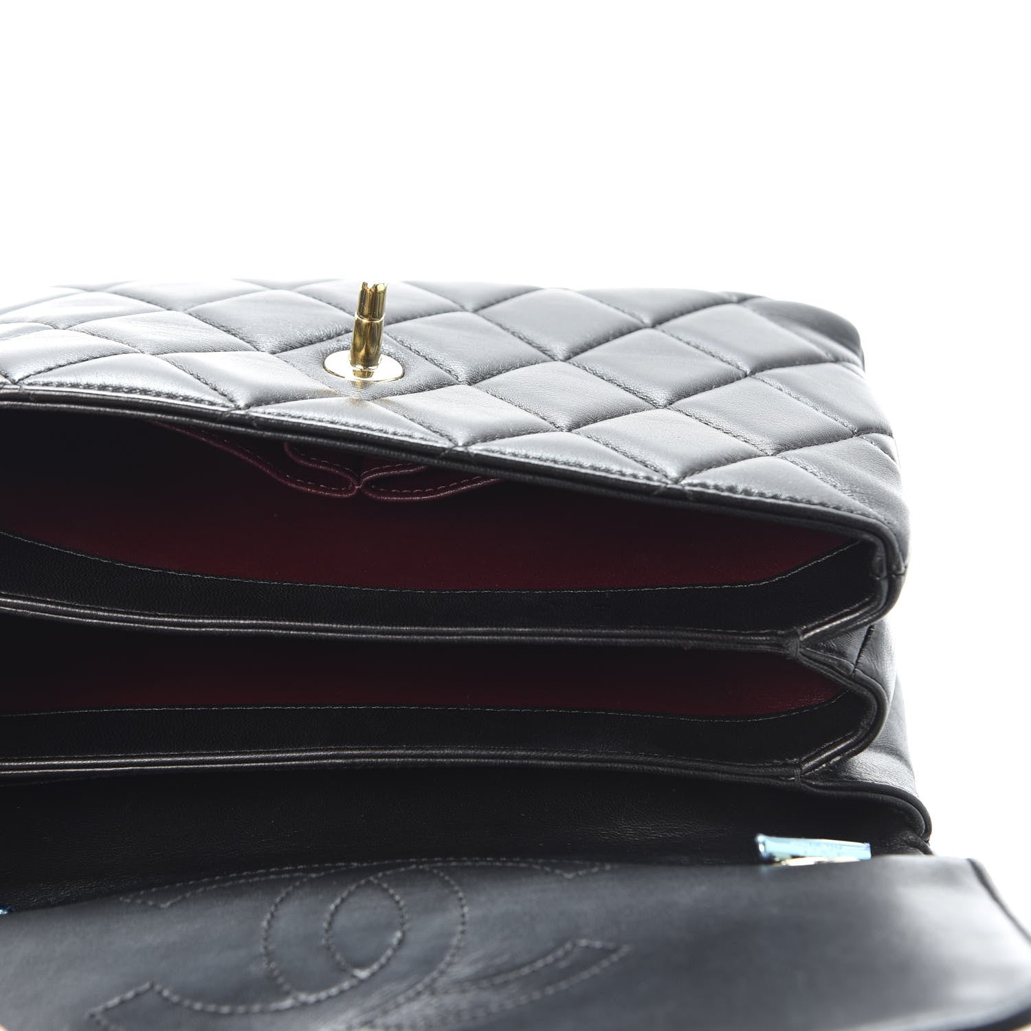 Chanel Lambskin Quilted Small Trendy CC Dual Handle Flap Bag Black 4 of 10