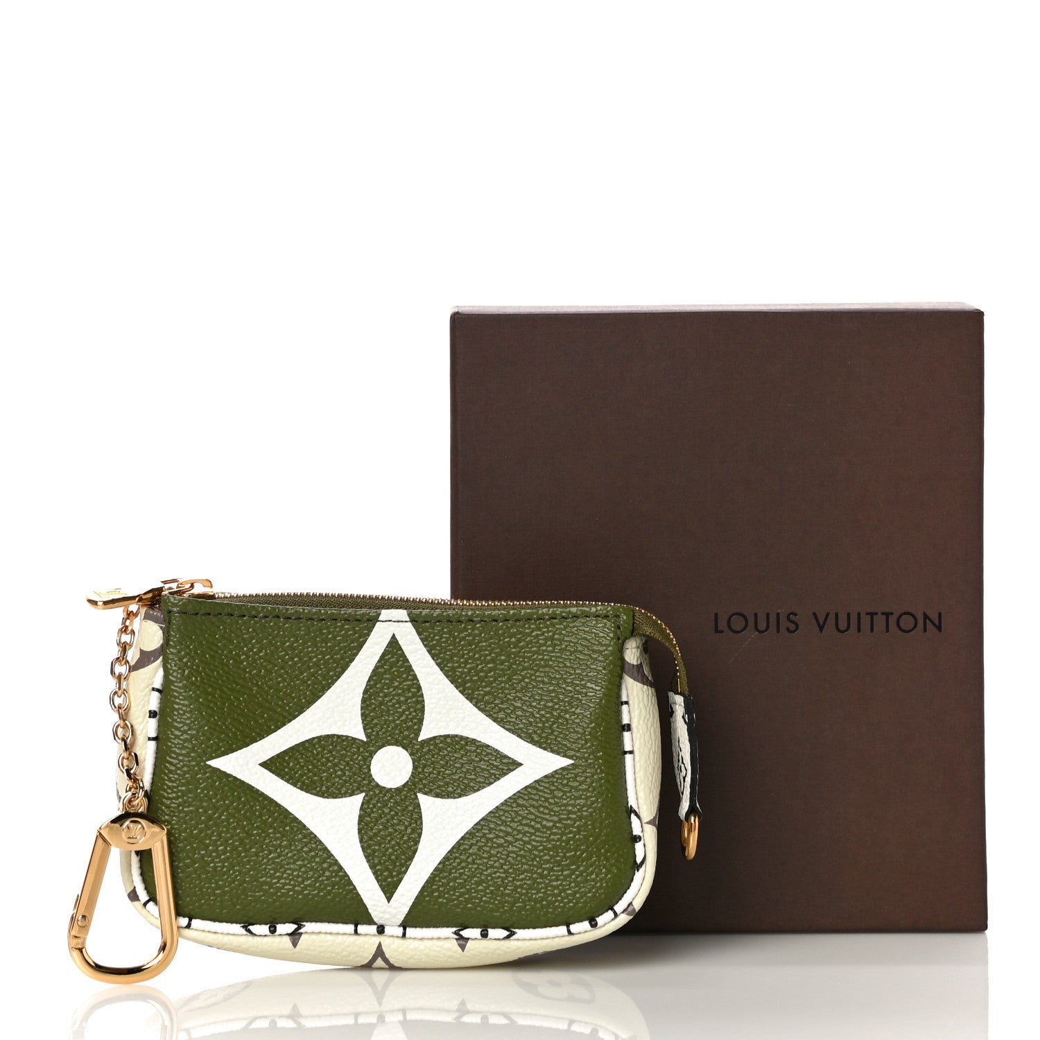 Louis Vuitton Monogram Giant Micro Pochette Accessories Kaki White 10 of 10