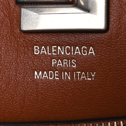 Balenciaga Vegetable Tanned Lambskin Mini Bel Air Carry All Bag Tan Cowboy 6 of 10