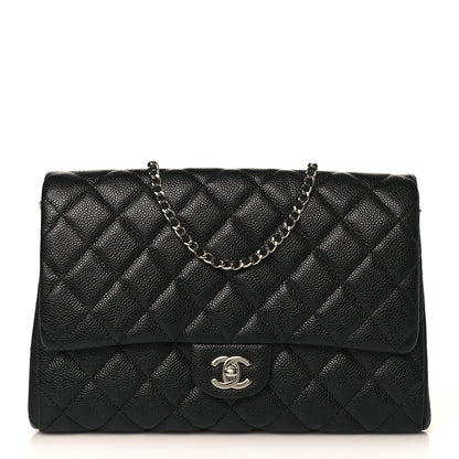 Chanel Caviar Quilted Clutch With Chain Flap Black 1 of 9
