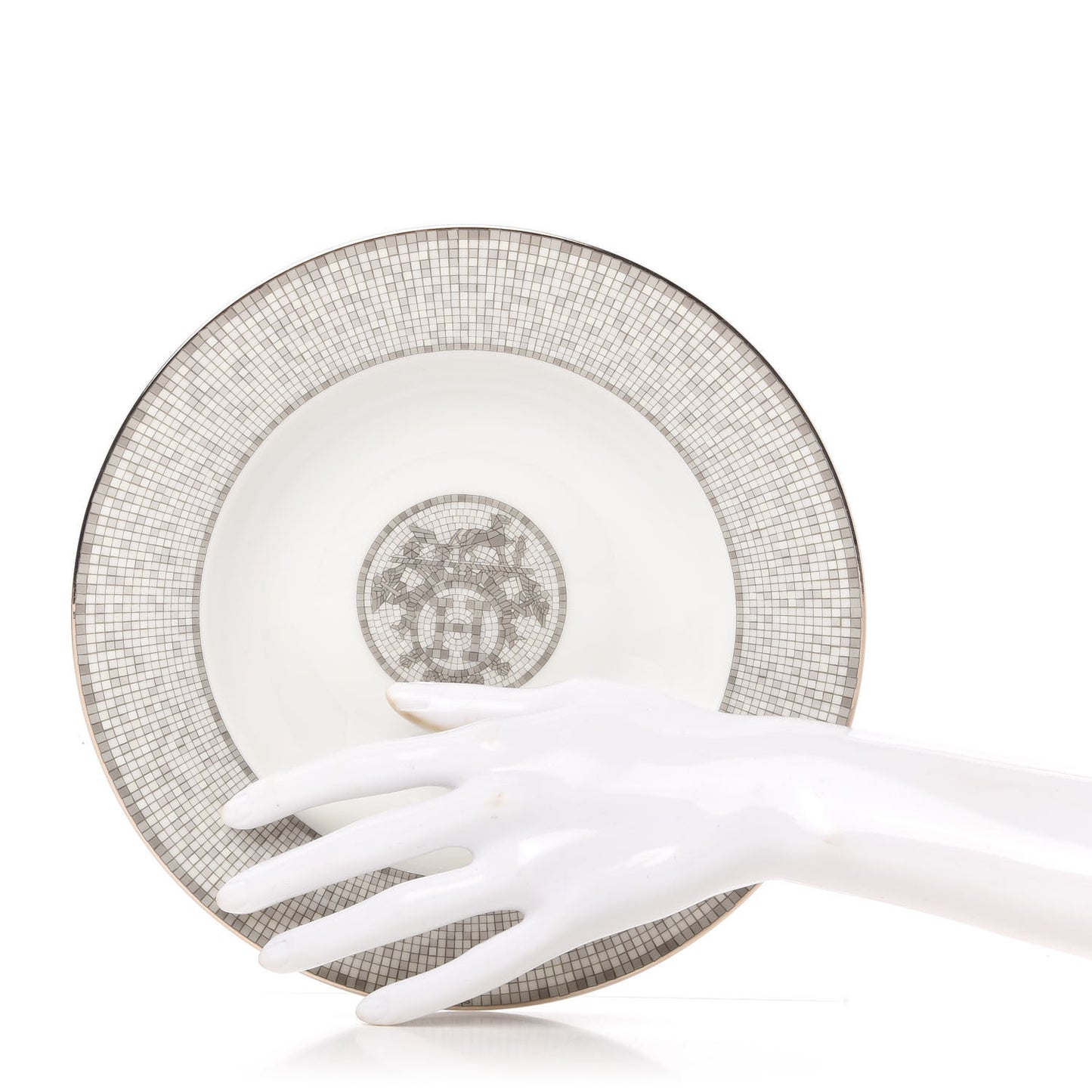 Porcelain Mosaique Au 24 Platine Cereal Bowl Set of 2