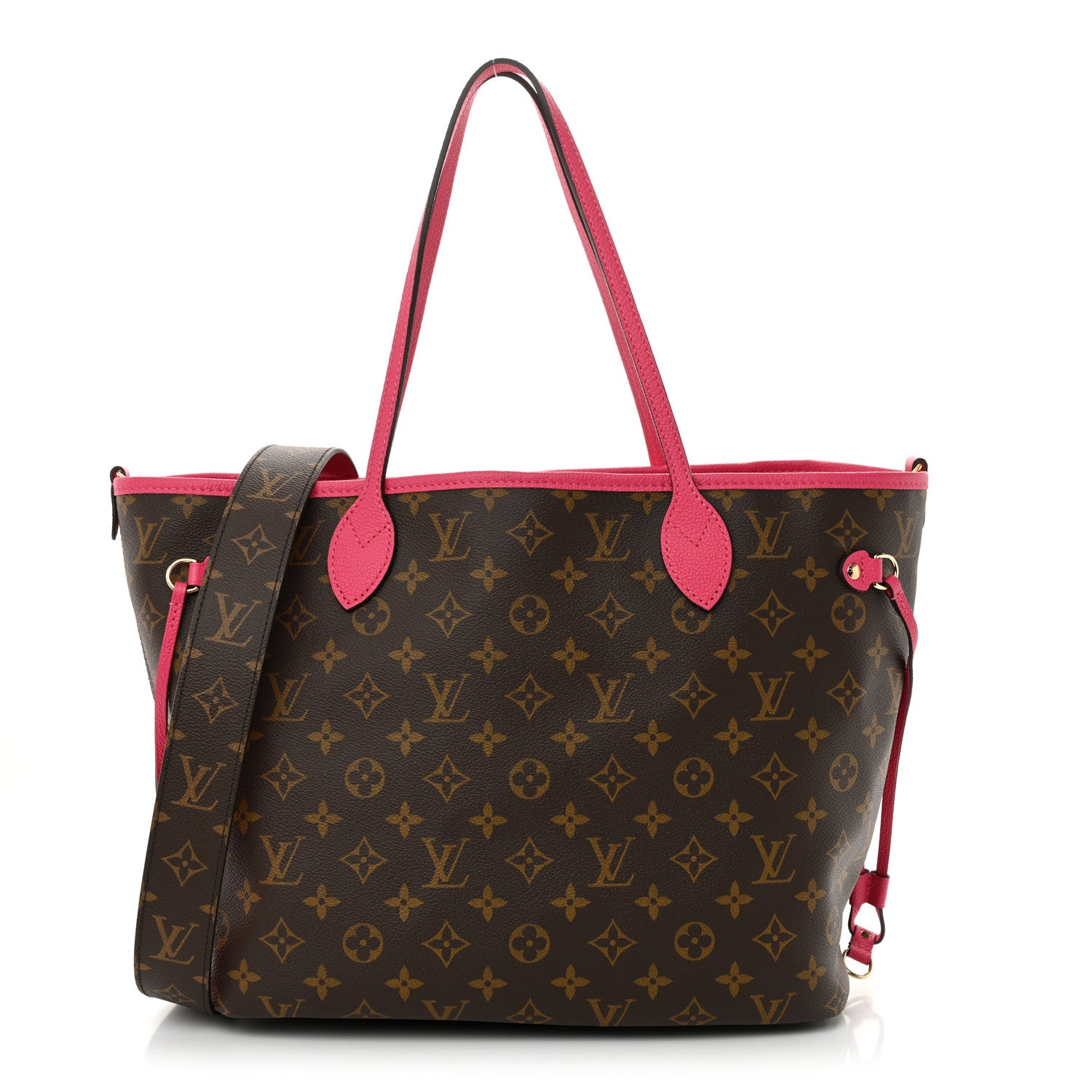 Louis Vuitton Monogram Inside Out Neverfull Bandouliere MM Rose Pondichery 1 of 9