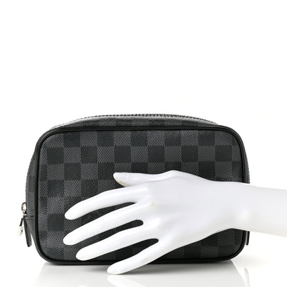 Louis Vuitton Damier Graphite Toilet Pouch PM 2 of 6