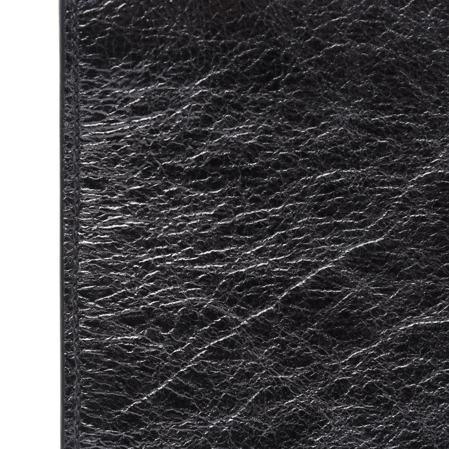 Metallic Calfskin Monogram Large Belle De Jour Clutch Dark Silver