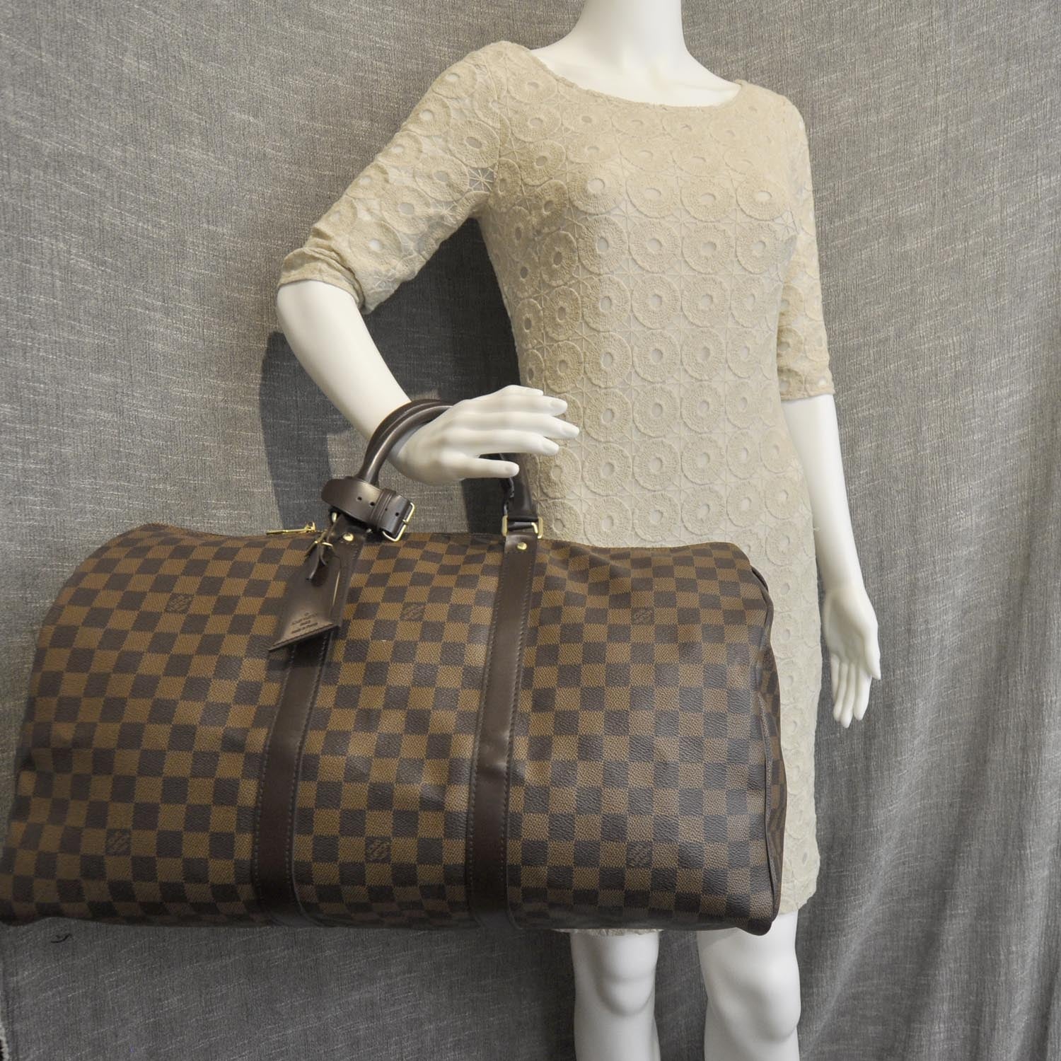 Louis Vuitton Damier Ebene Keepall 45 2 of 8