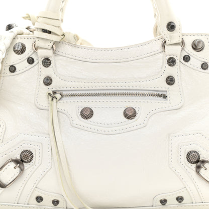 Balenciaga Agneau Arena Neo Cagole Handbag XS Optic White 9 of 11