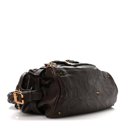 Chloe Calfskin Paddington Front Pocket Tote Chocolate 4 of 11