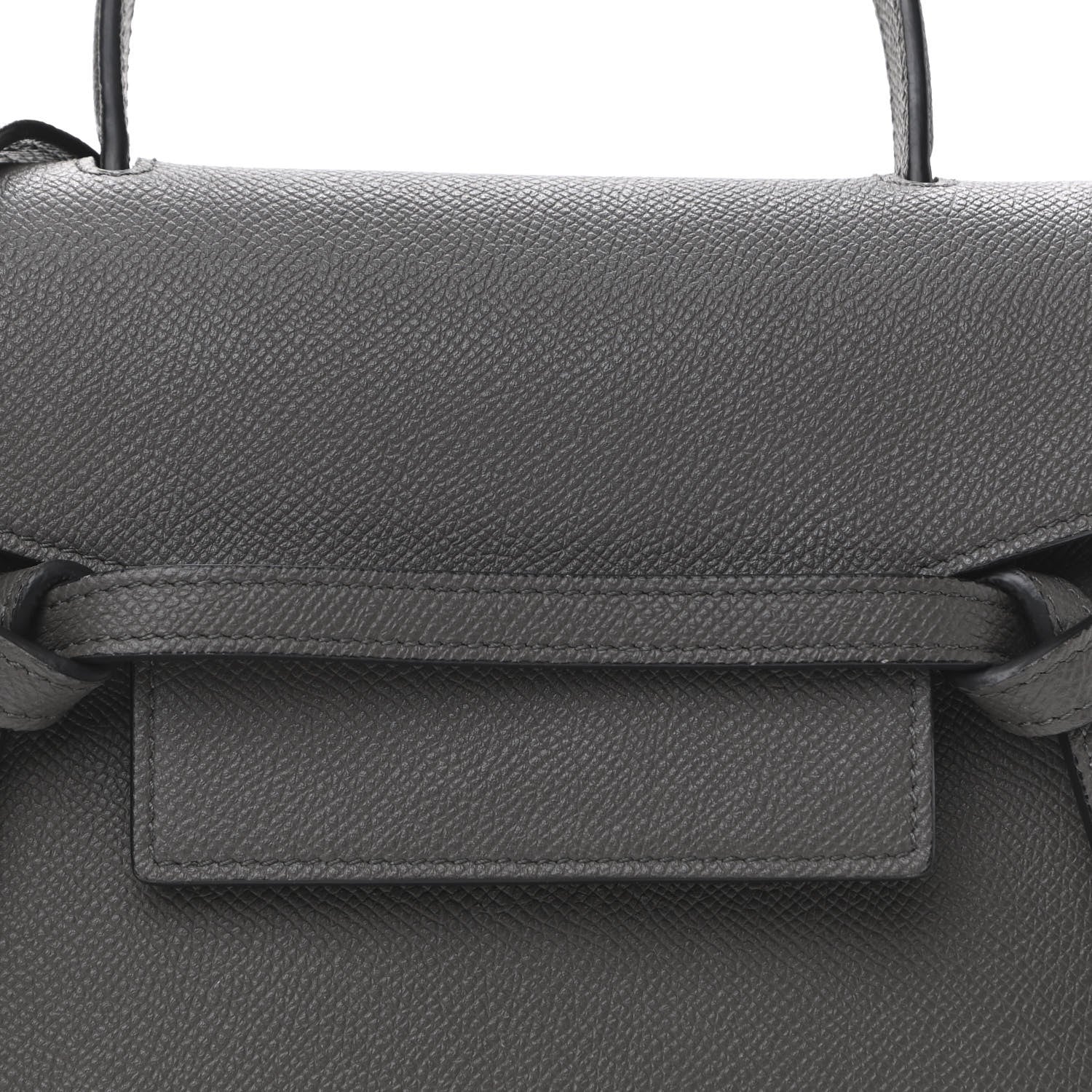 Celine Grained Calfskin Nano Belt Bag Grey 8 of 11
