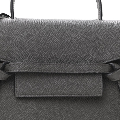 Celine Grained Calfskin Nano Belt Bag Grey 8 of 11