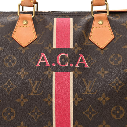 Louis Vuitton Monogram My LV Heritage Speedy 30 Fuchsia Ivory 9 of 11