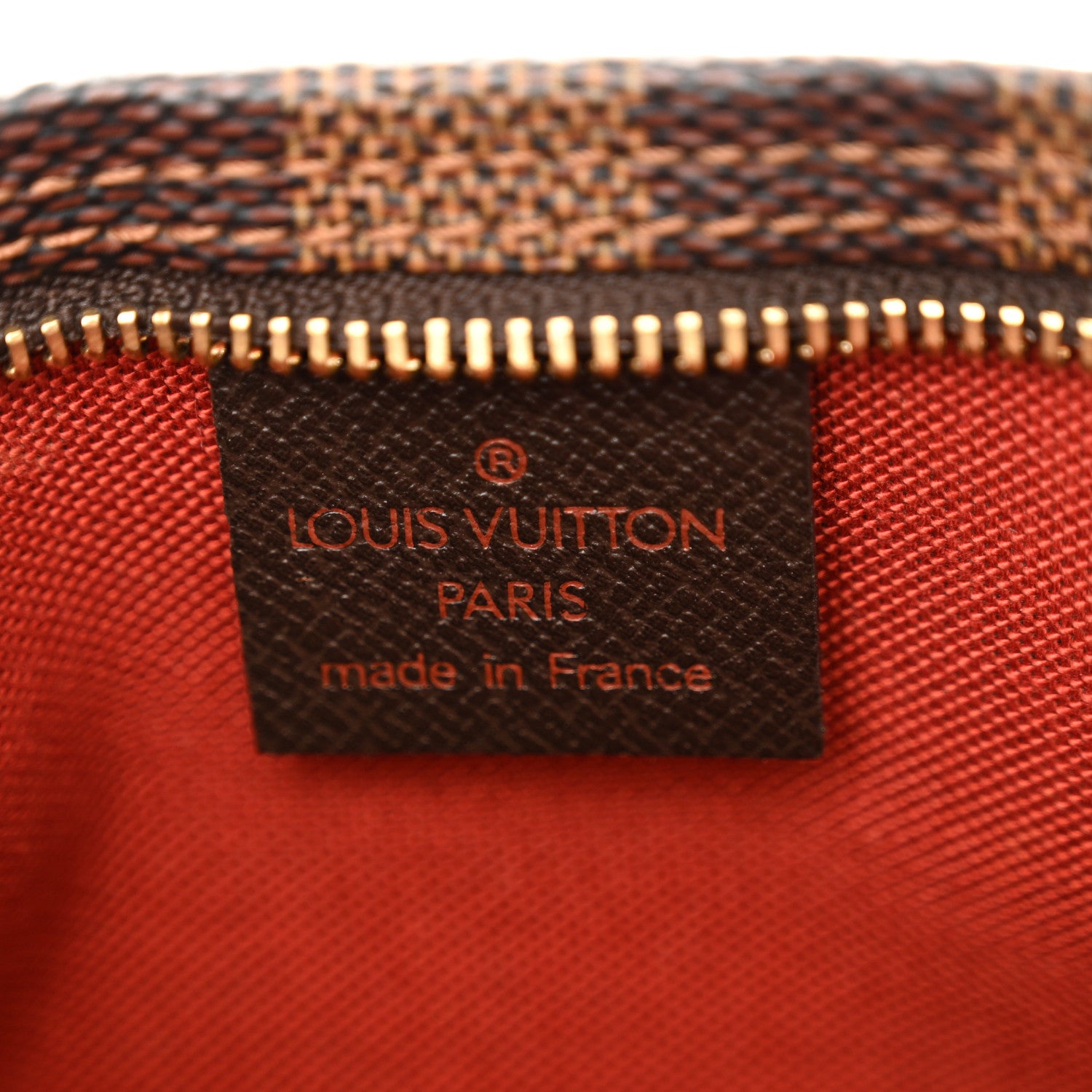 Louis Vuitton Damier Ebene Trousse Make Up Bag Pochette 6 of 9