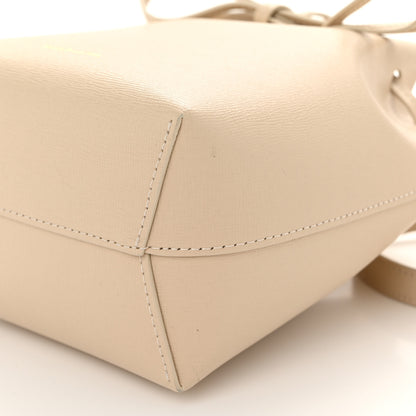 Mansur Gavriel Saffiano Mini Bucket Bag Beige 10 of 10