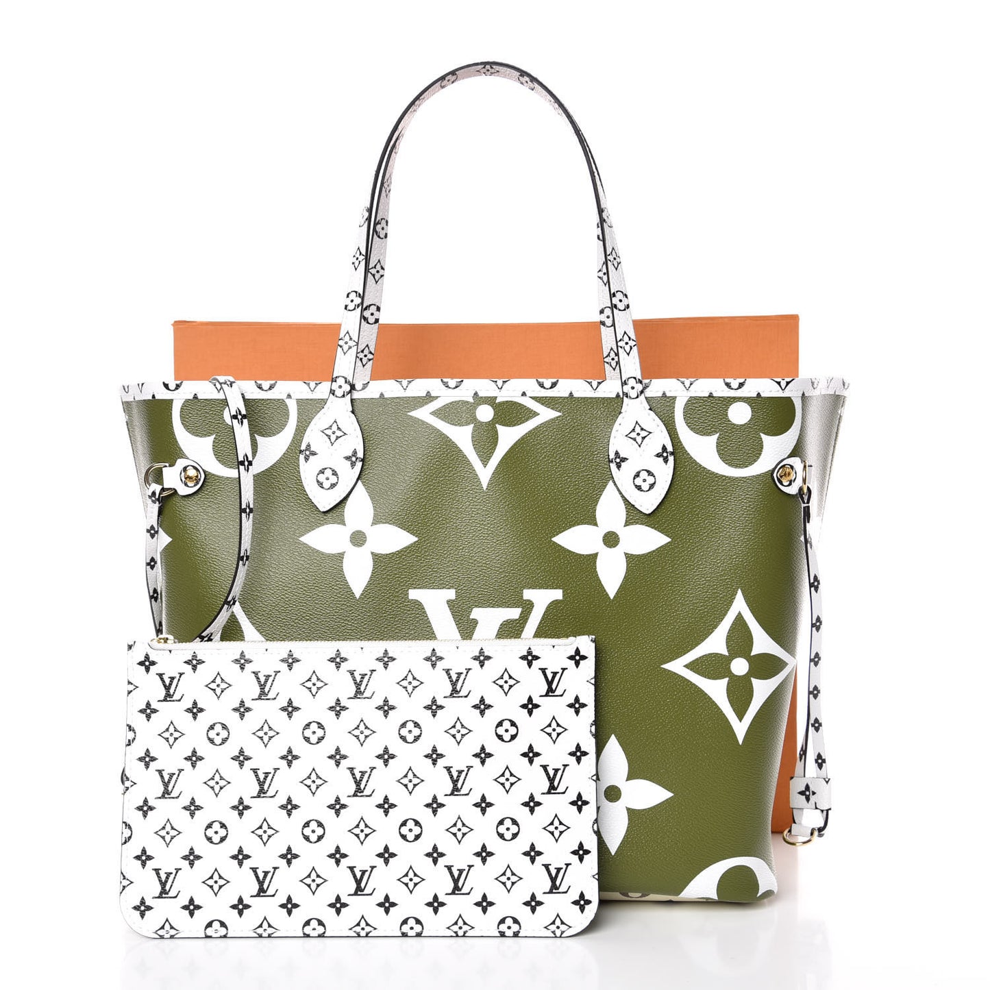 Monogram Giant Neverfull MM Kaki
