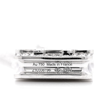 Hermes 18K White Gold Diamond Constance Amulettes Pendant Necklace 6 of 6