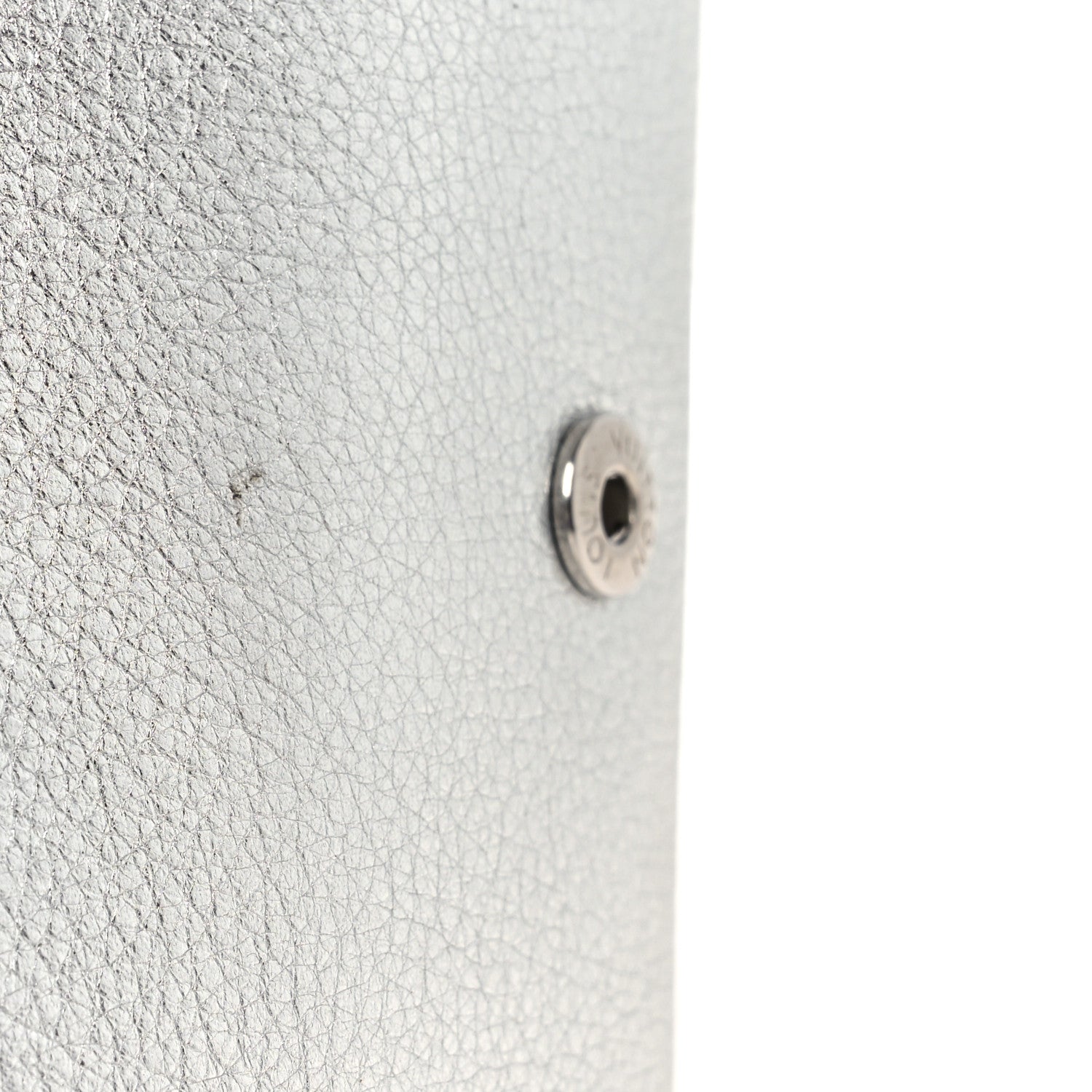 Louis Vuitton Metallic Calfskin Lockmini Wallet Silver 7 of 7