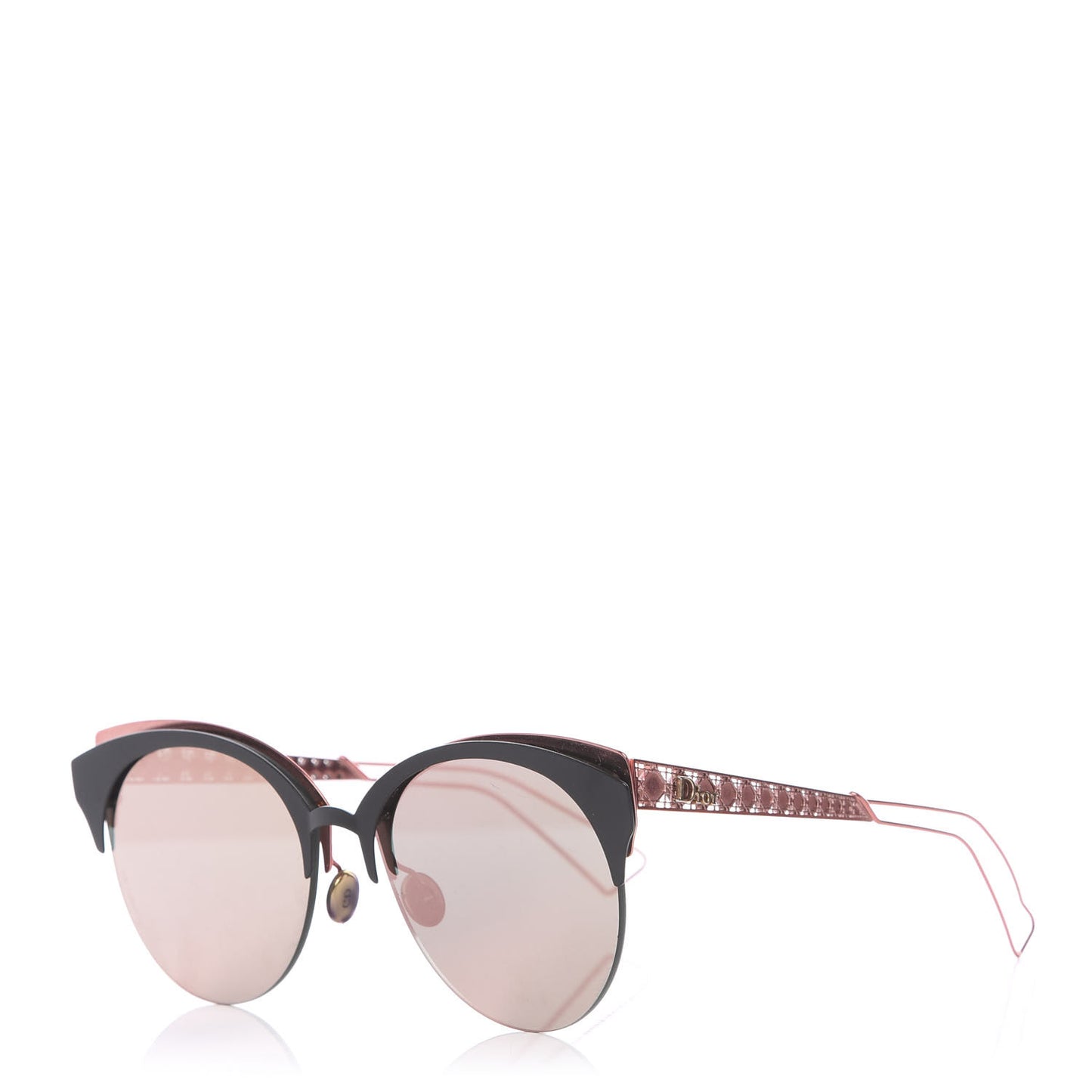 Diorama Caged Mirrored Sunglasses Pink