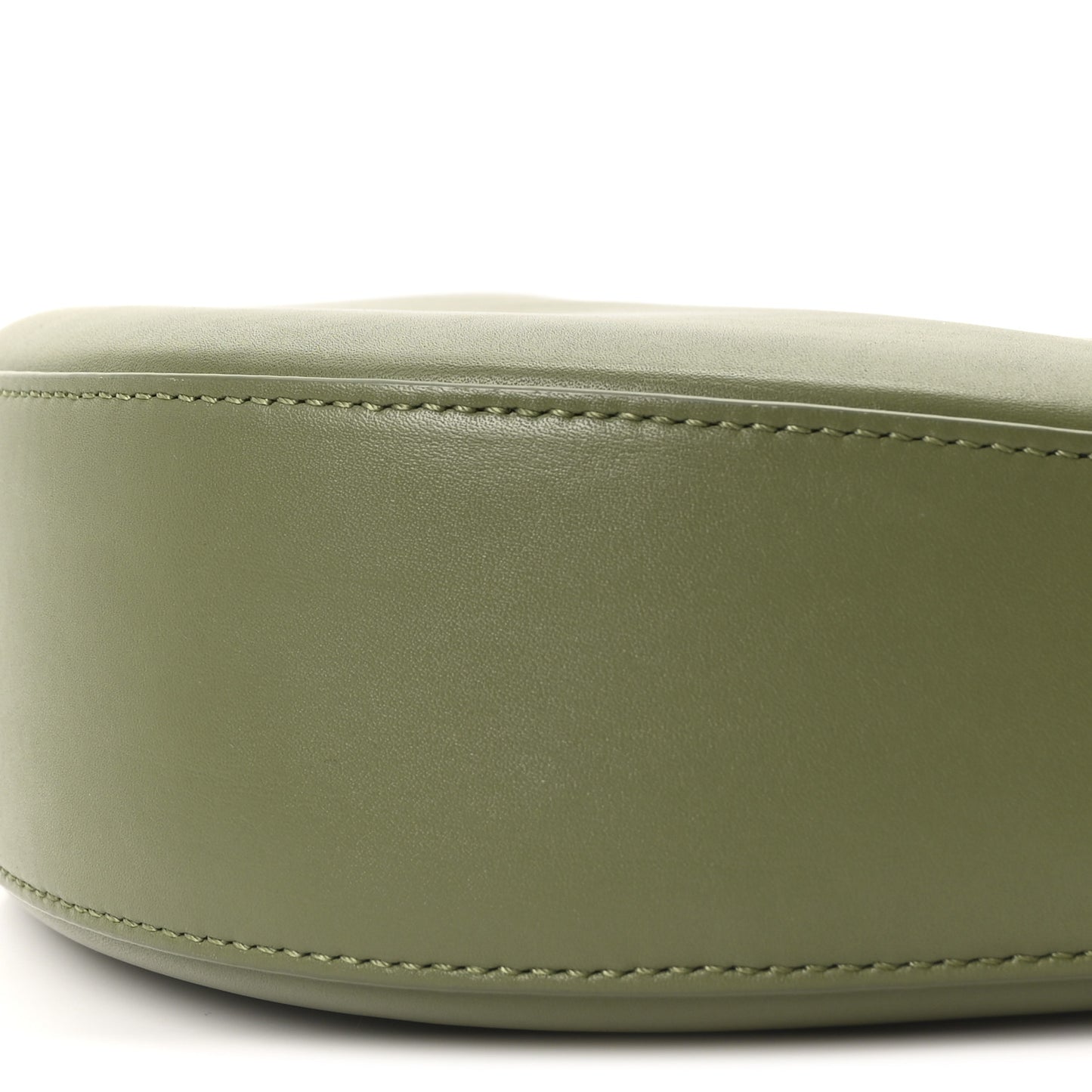 Satin Calfskin Jacquard Small Luna Bag Avocado Green