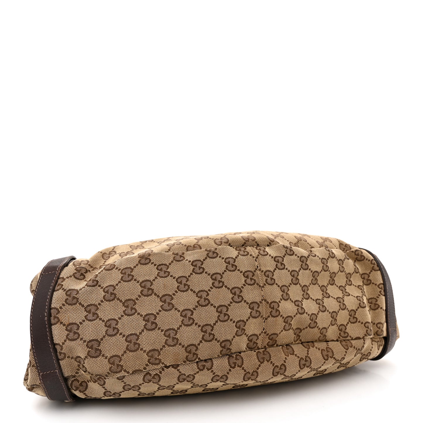 Monogram Medium Abbey Shoulder Bag Dark Brown