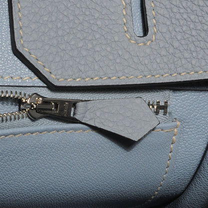 Hermes Togo Birkin 35 Bleu Lin 12 of 12