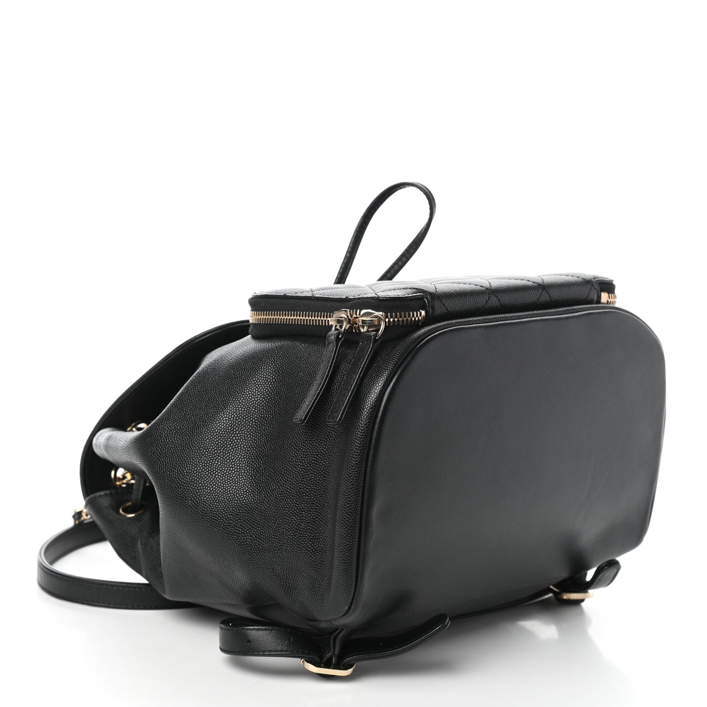 Caviar Quilted Business Affinity Backpack Black