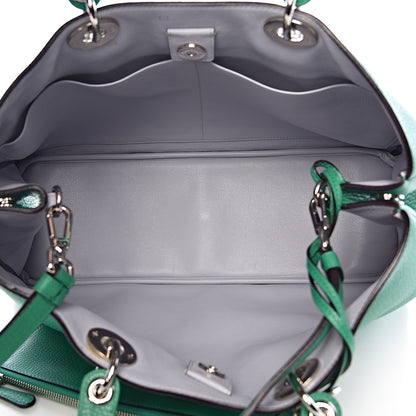 Christian Dior Bullcalf Large Diorissimo Tote Green 7 of 12