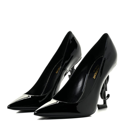 Saint Laurent Patent Opyum 110 Pumps 38 Black 3 of 16
