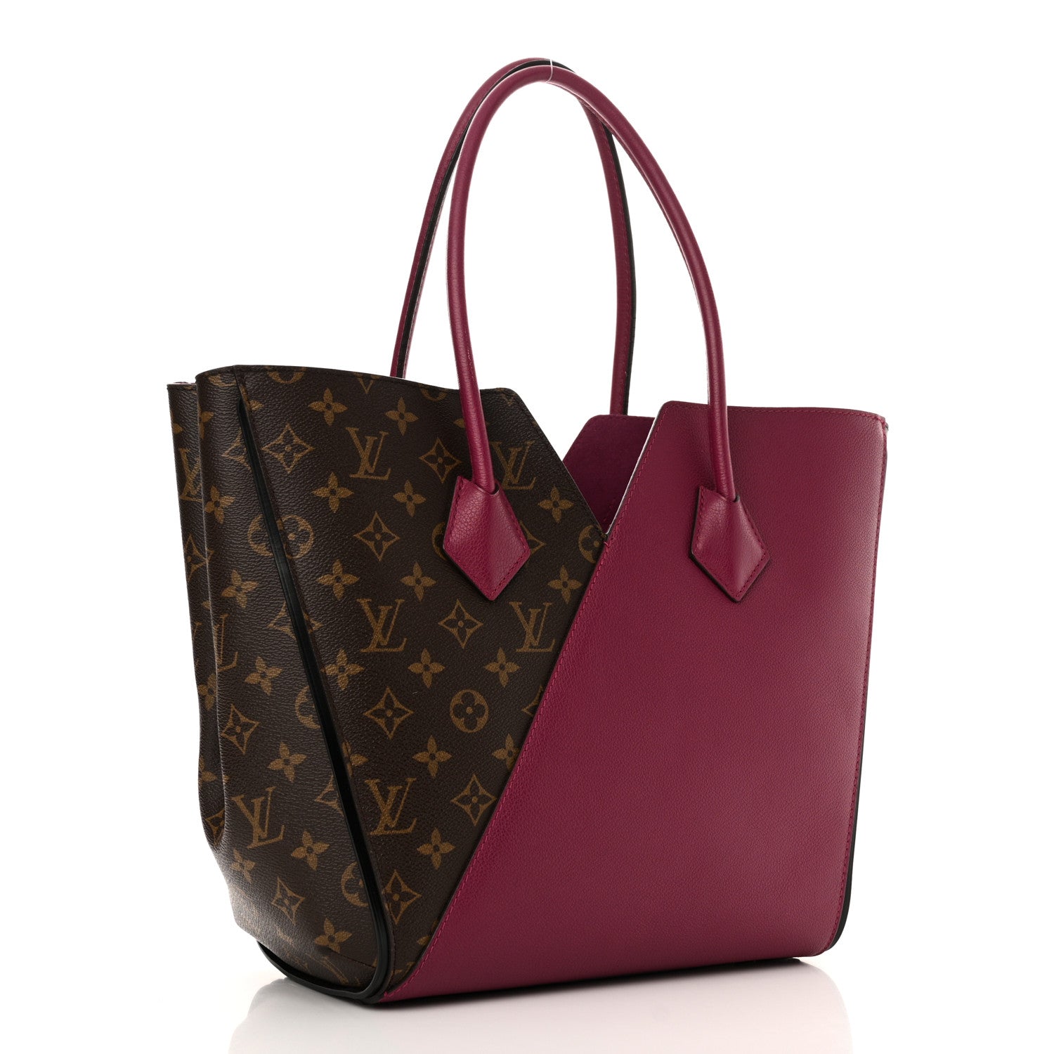 Louis Vuitton Calfskin Monogram Kimono Tote Grape 3 of 10