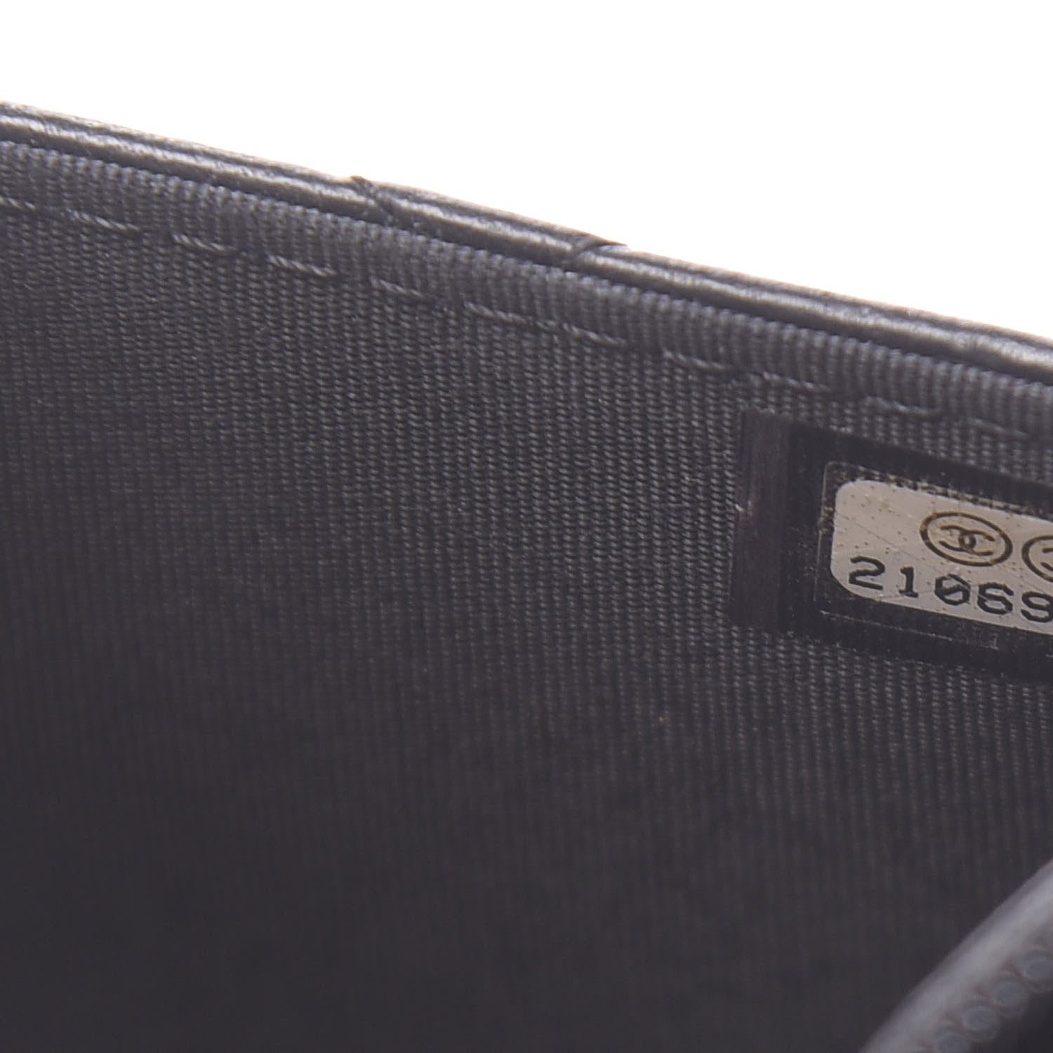 Chanel Lambskin Quilted Boy Wallet On Chain WOC Navy Blue 8 of 12