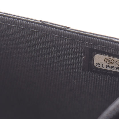 Chanel Lambskin Quilted Boy Wallet On Chain WOC Navy Blue 8 of 12