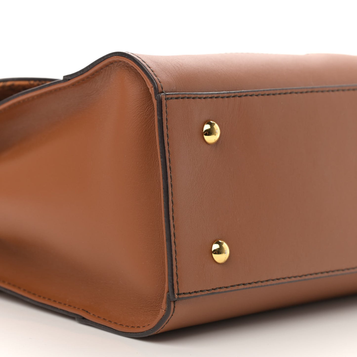 Visetos Top Handle Satchel Cognac