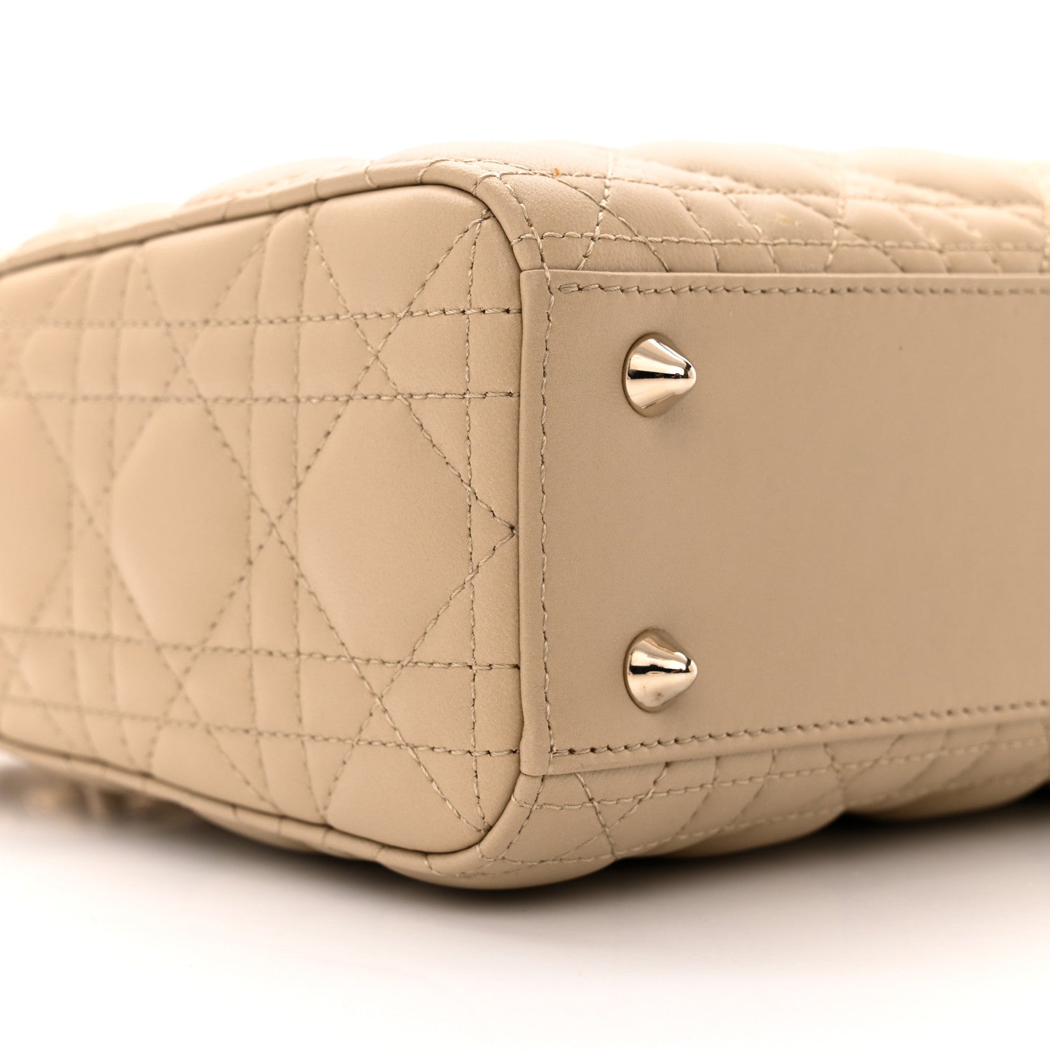 Christian Dior Lambskin Cannage Small My ABCDior Lady Dior 9 of 10