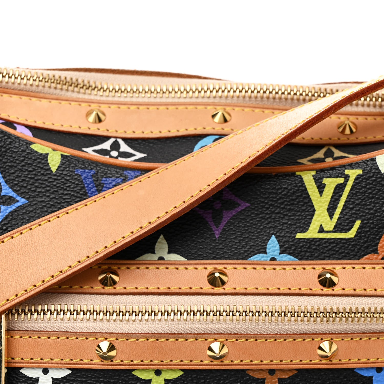 Louis Vuitton Monogram Multicolor Boulogne Black 7 of 9