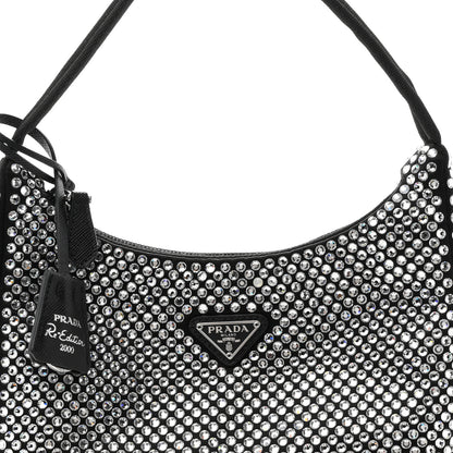 Prada Satin Crystal Mini Re-Edition 2000 Bag Cristal 8 of 10